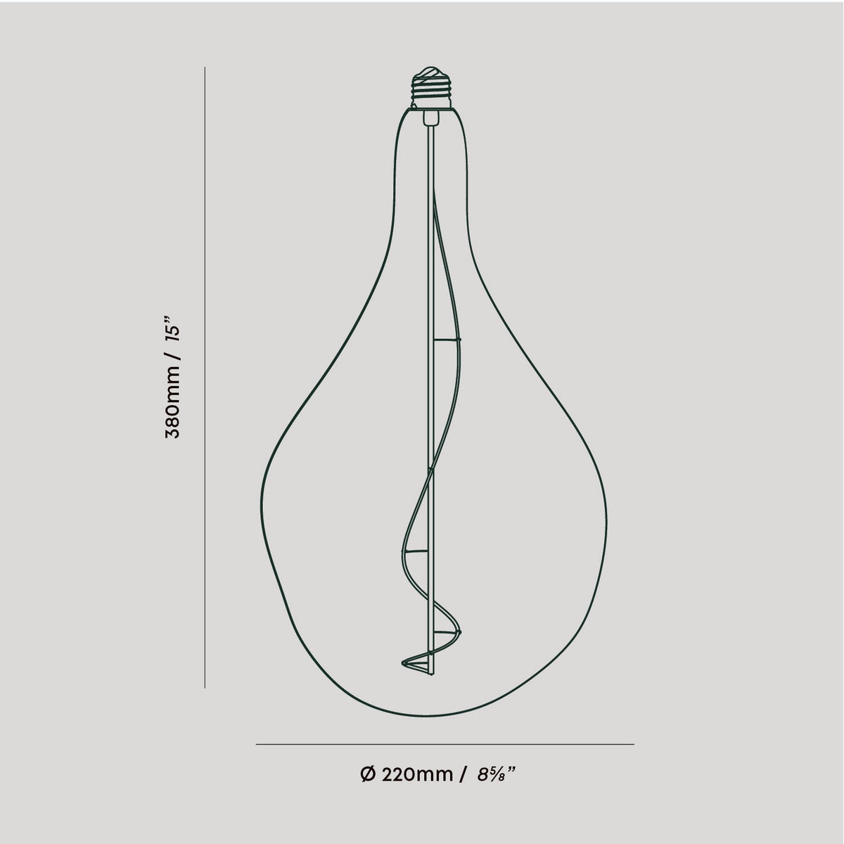 Voronoi III E26 LED Bulb
