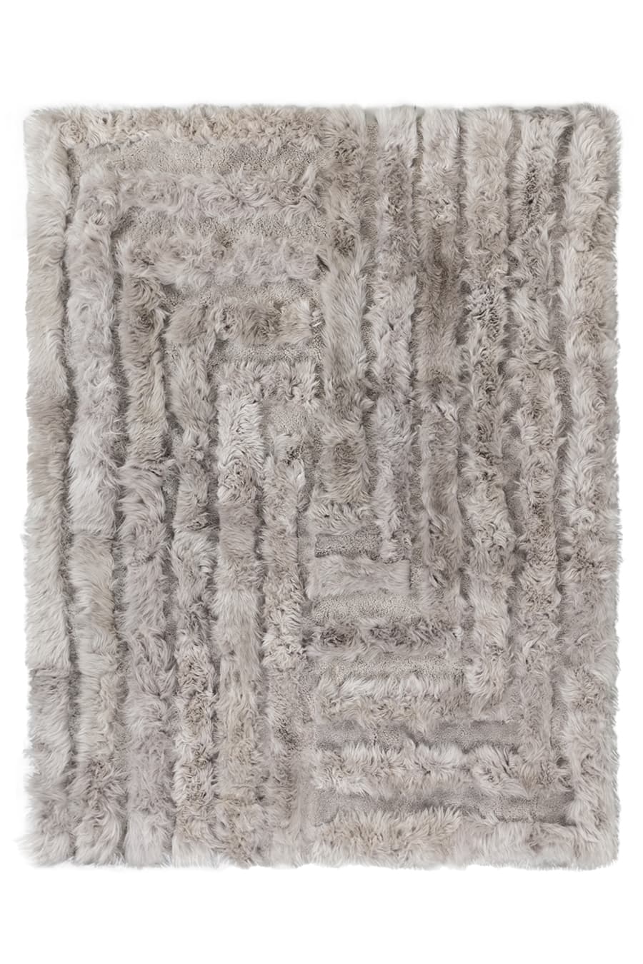 DOMINO - Sheepskin Plush Rug - Homelosophy, view 2