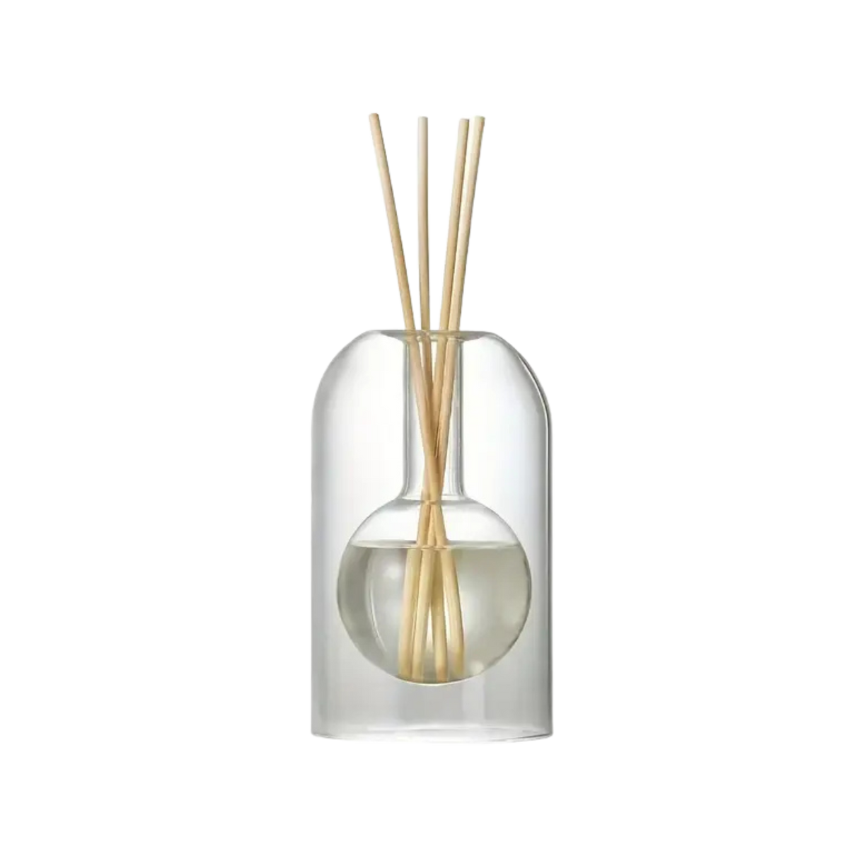 Double Glass Orb Diffuser Vase - Source by Studio Skara
