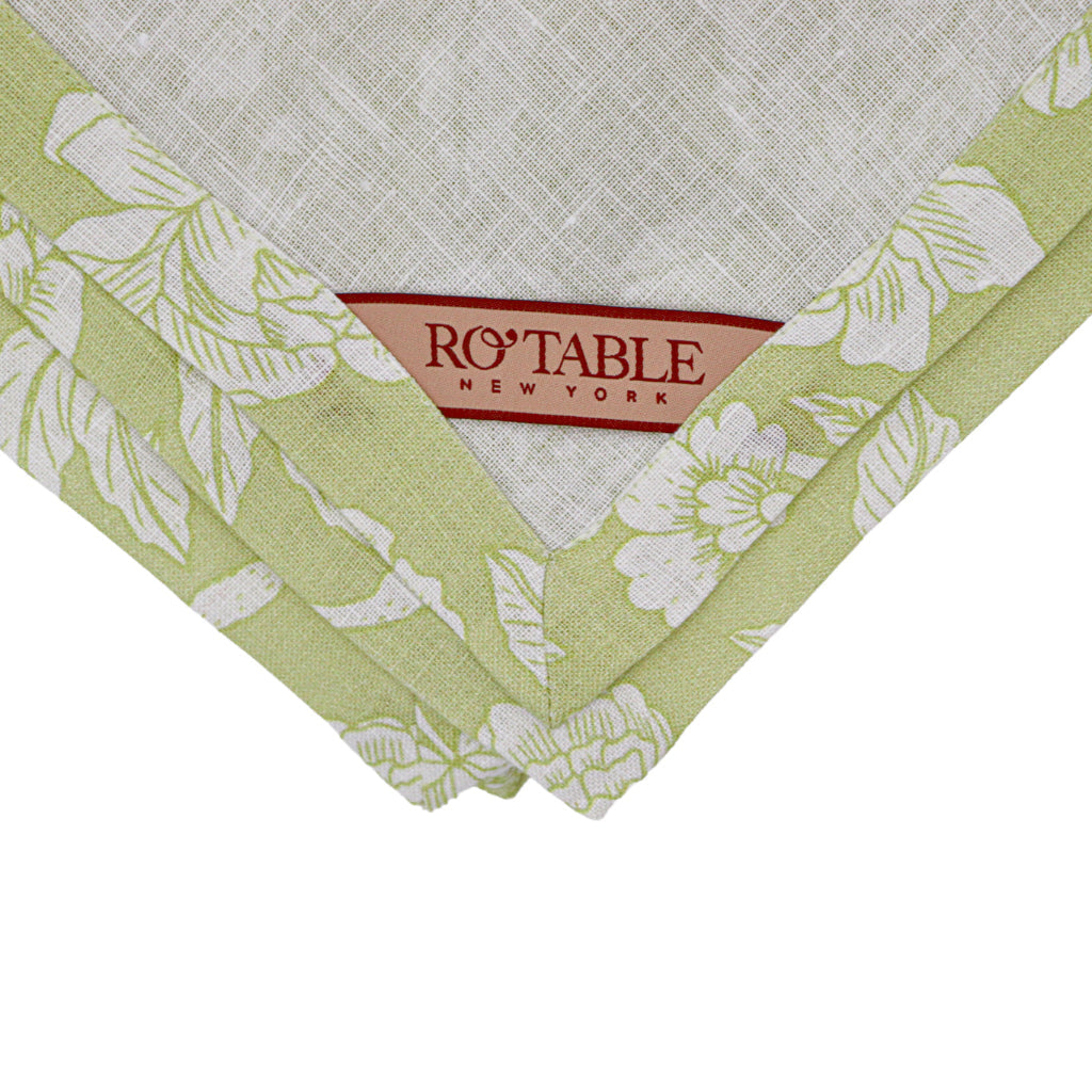 100% Premium Linen - Eden Flora Parlour Tablecloth