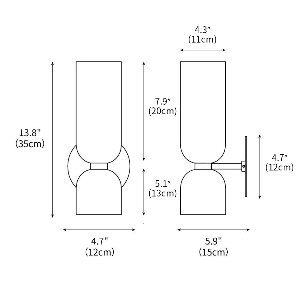 Edie Wall Lamp 4.7"
