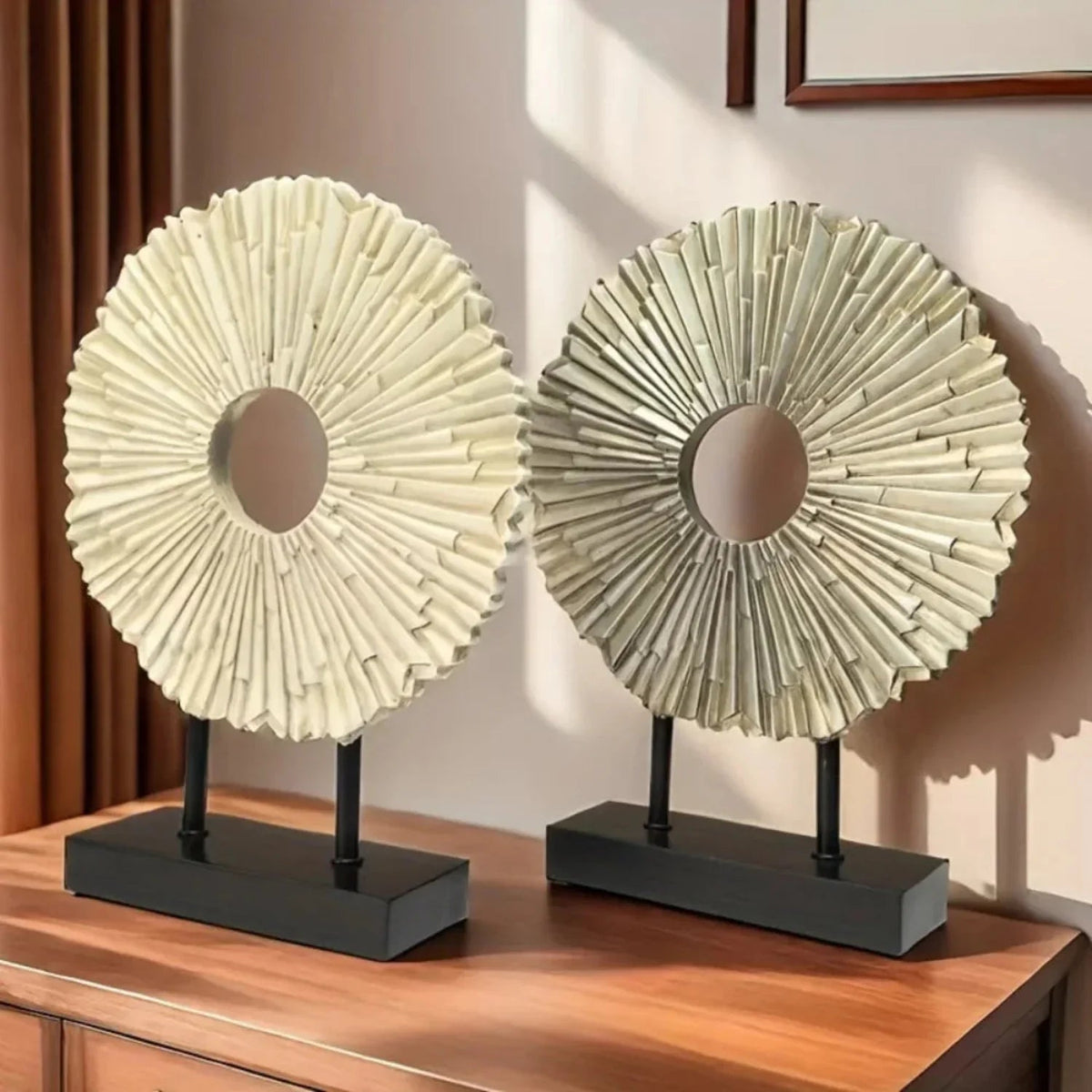 Elegant Golden Sunflower Tabletop Figurine