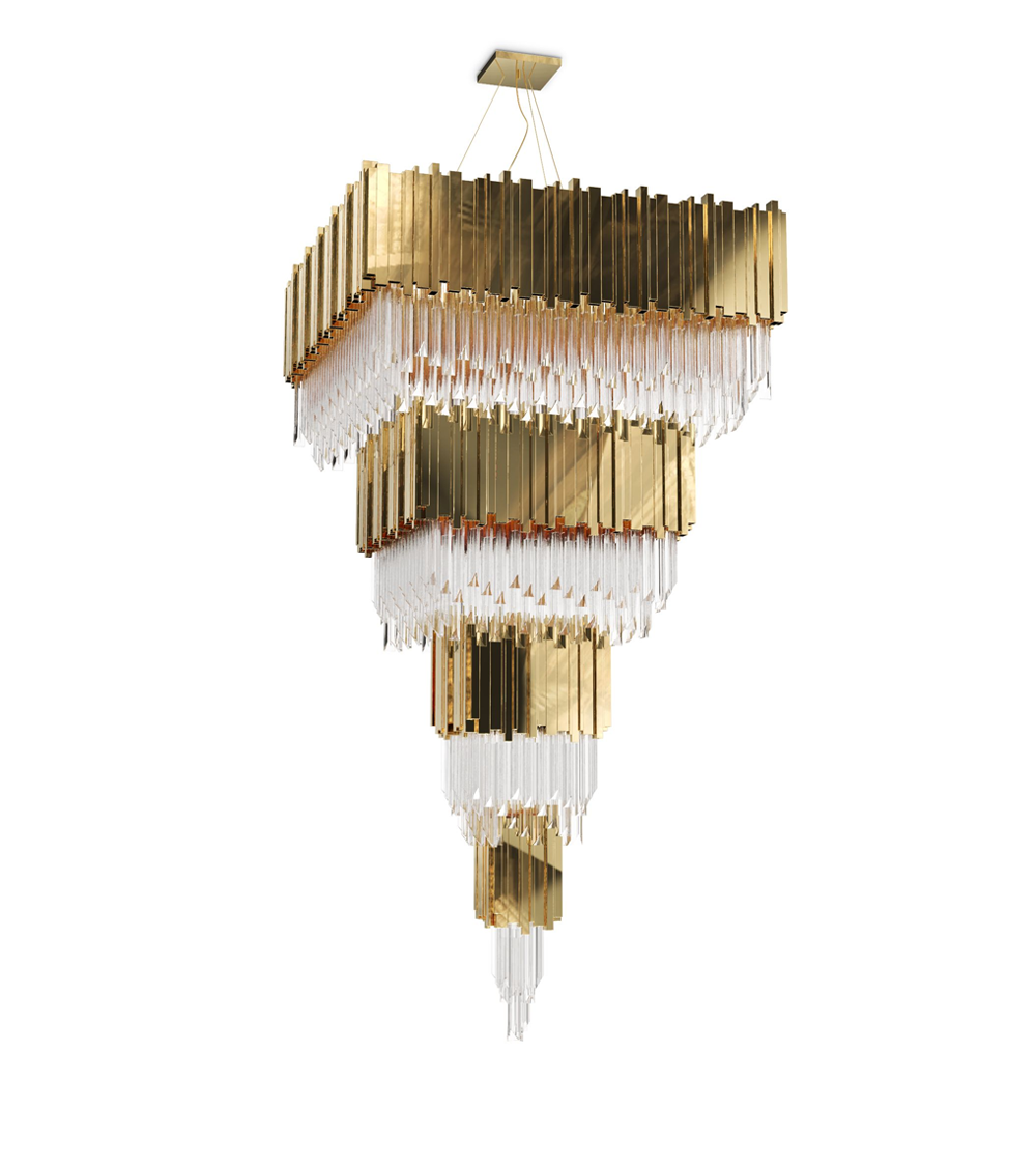 Empire Square Chandelier by Luxxu