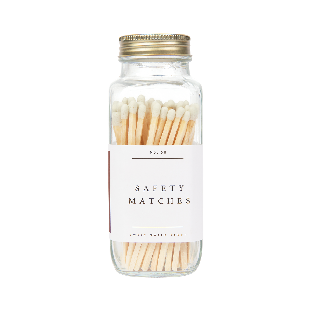 White Tip Safety Matches - 60 Count, 3.75" - Sweet Water Decor, view 8