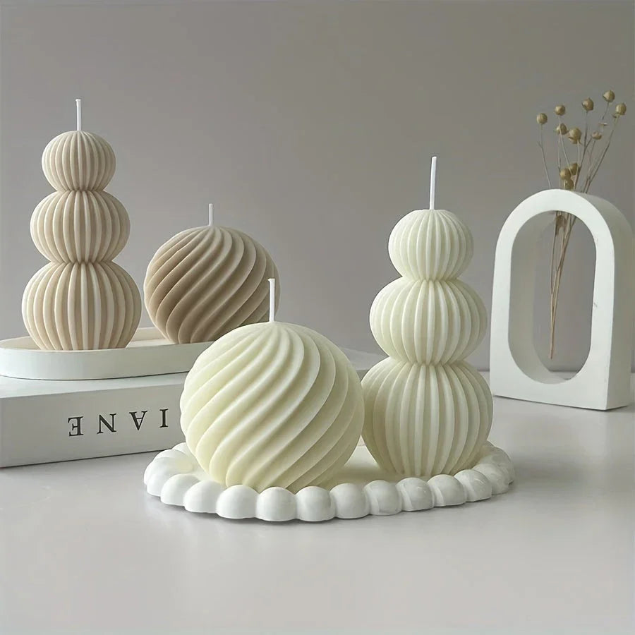 Glass Candle - Sandalwood Scented