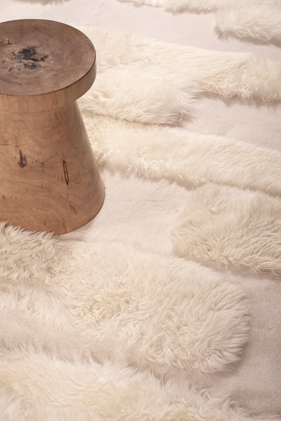 HOLLAND – Oversized Shearling Wool Rug - Homelosophy, view 4