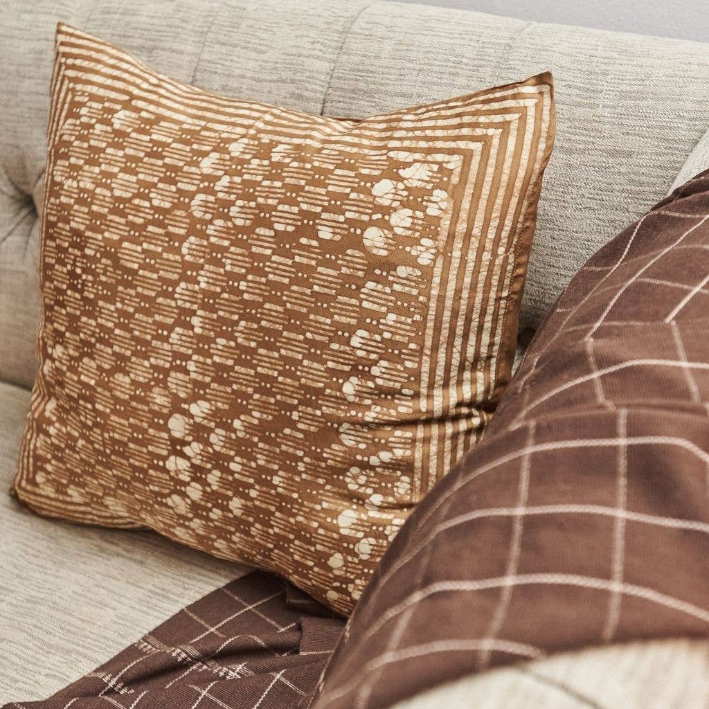 Haven Silk Pillow: Gold - Source by Studio Skara, view 3