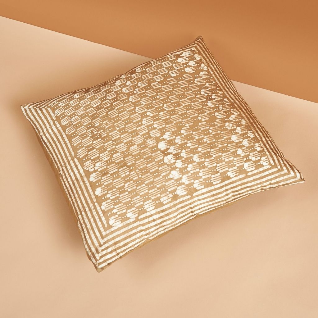 Haven Silk Pillow: Gold - Source by Studio Skara, view 2