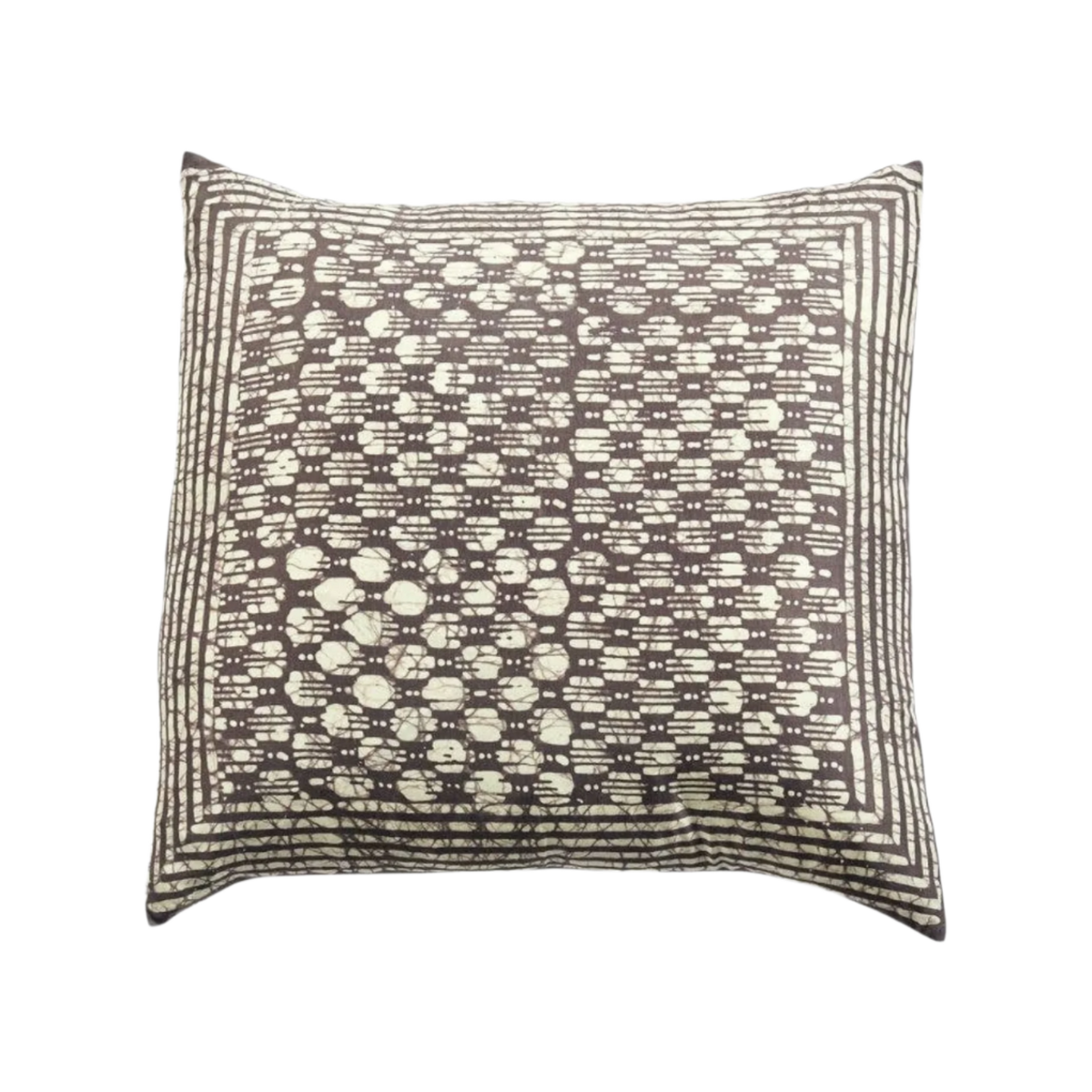 Haven Silk Pillow: Charcoal - Source by Studio Skara