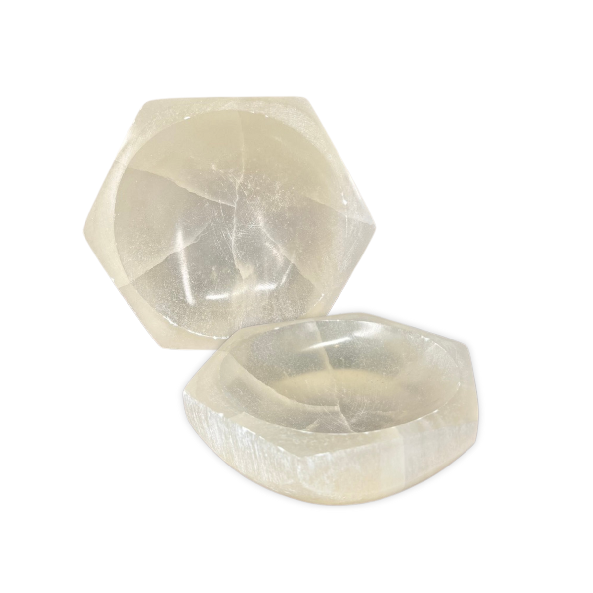 Hex Selenite Dish - Source by Studio Skara