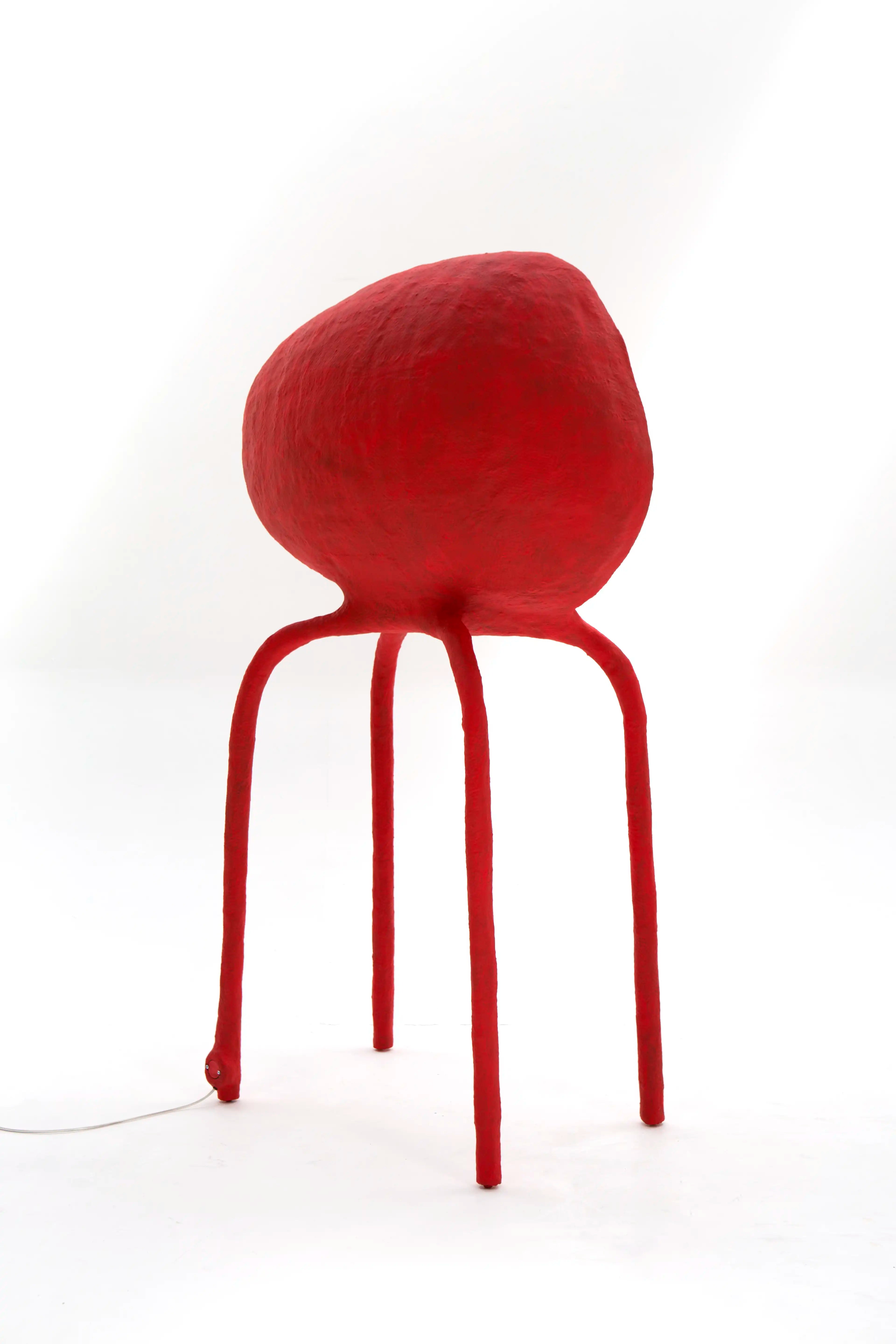 Radical Red Floor Lamp - IC-12 by Studio Josha
