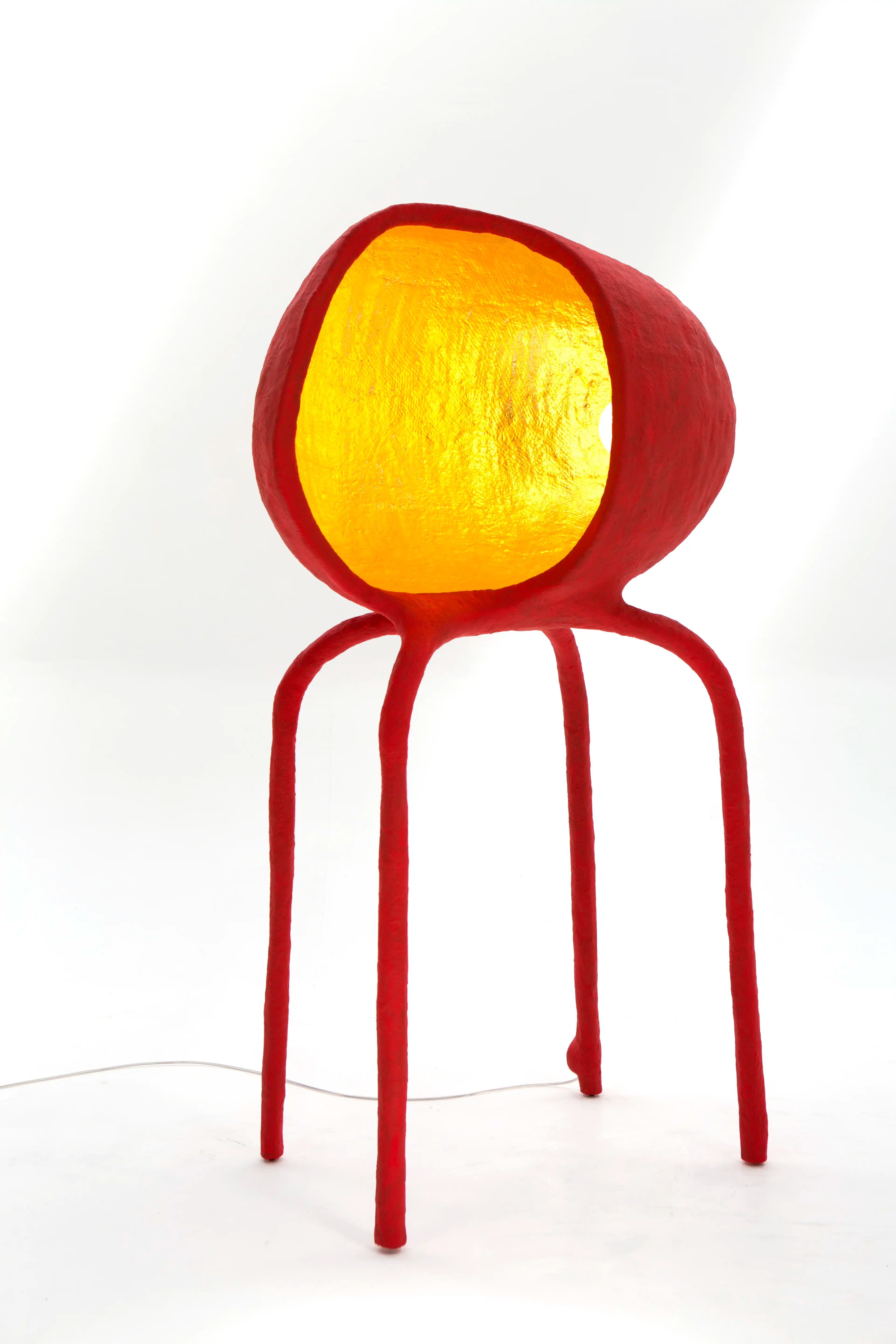 Radical Red Floor Lamp - IC-12 by Studio Josha