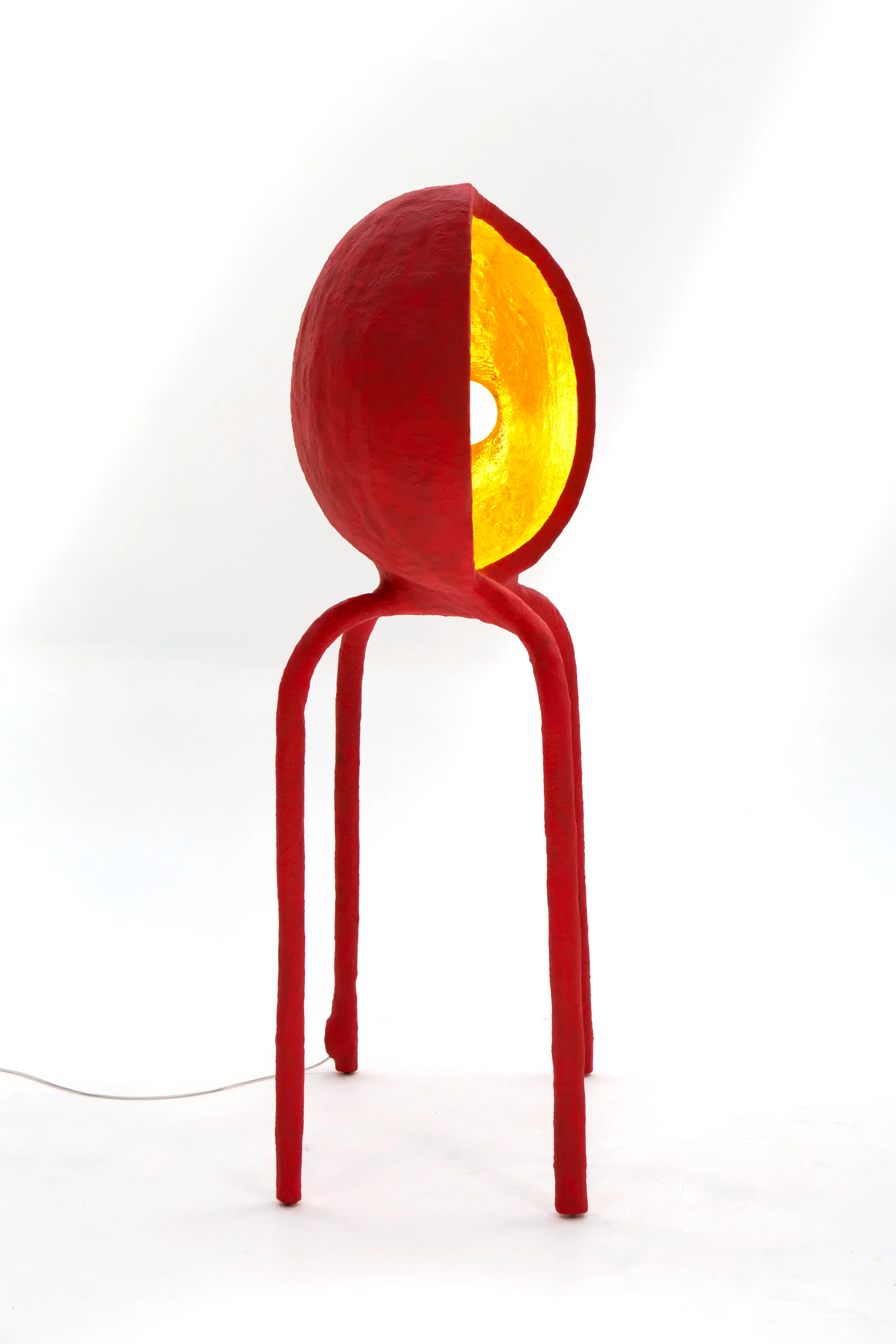 Radical Red Floor Lamp - IC-12 by Studio Josha