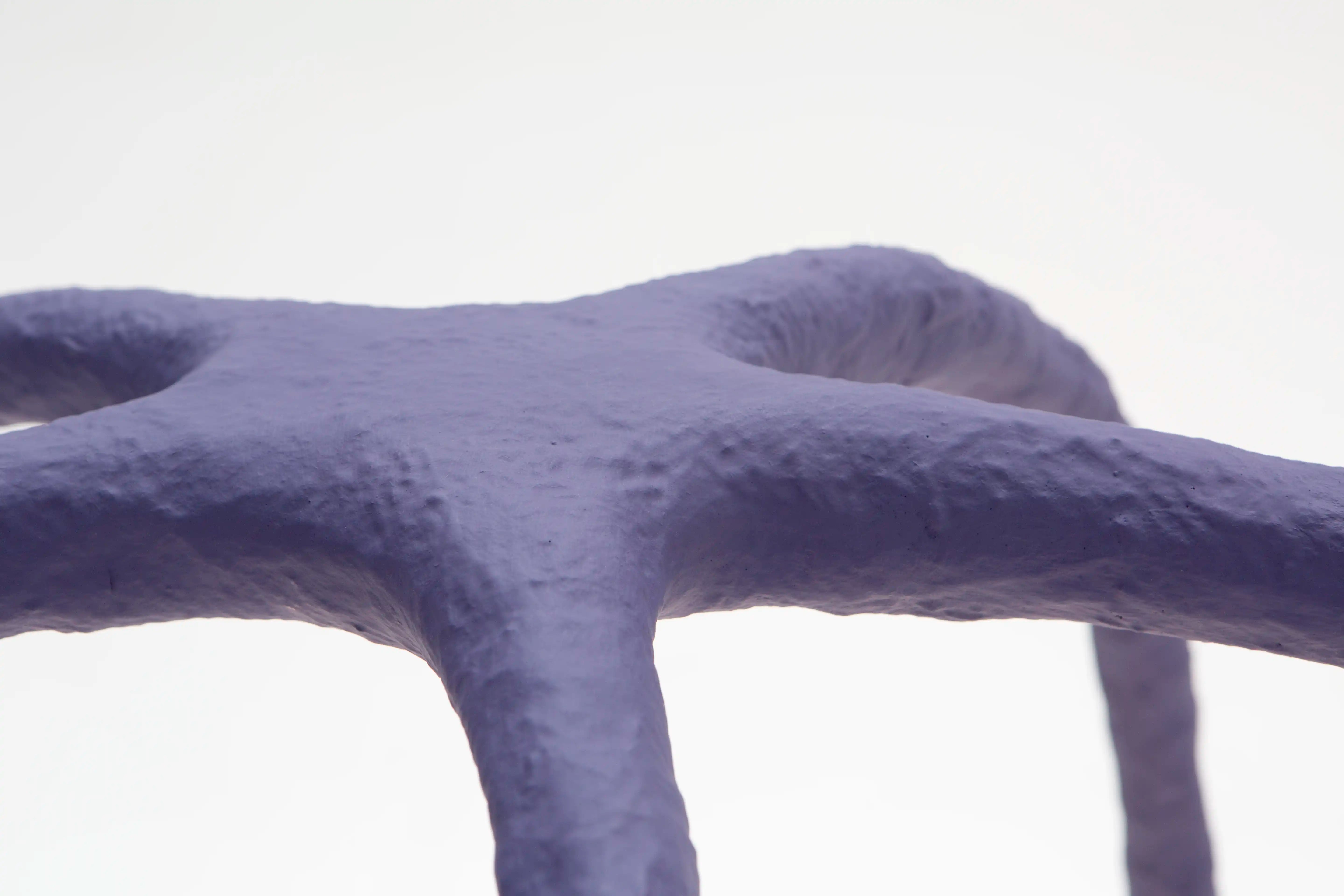 Experimental Purple Floor Lamp - IC-13 by Studio Josha