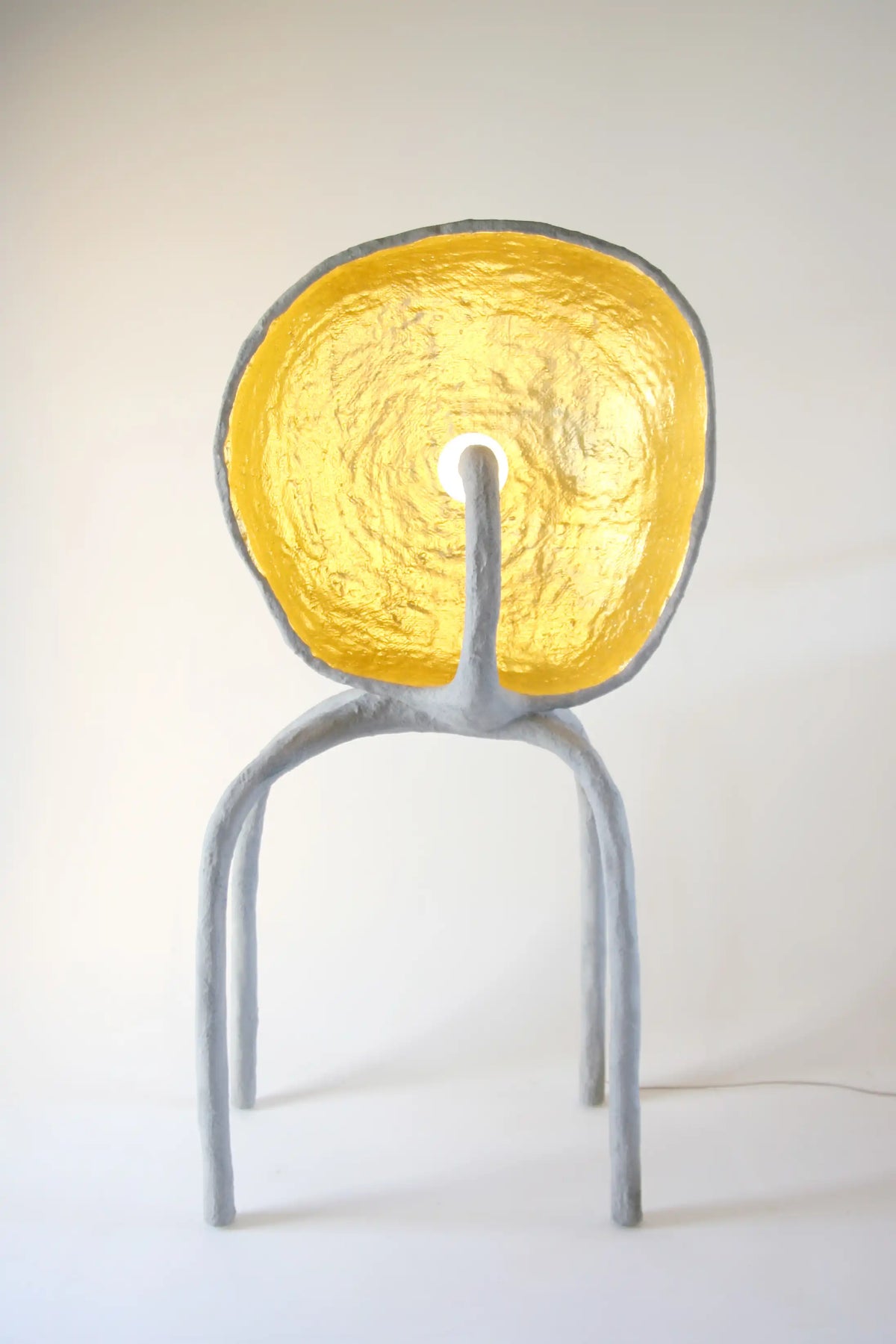 Maximalist White Floor Lamp - IC-17 by Studio Josha