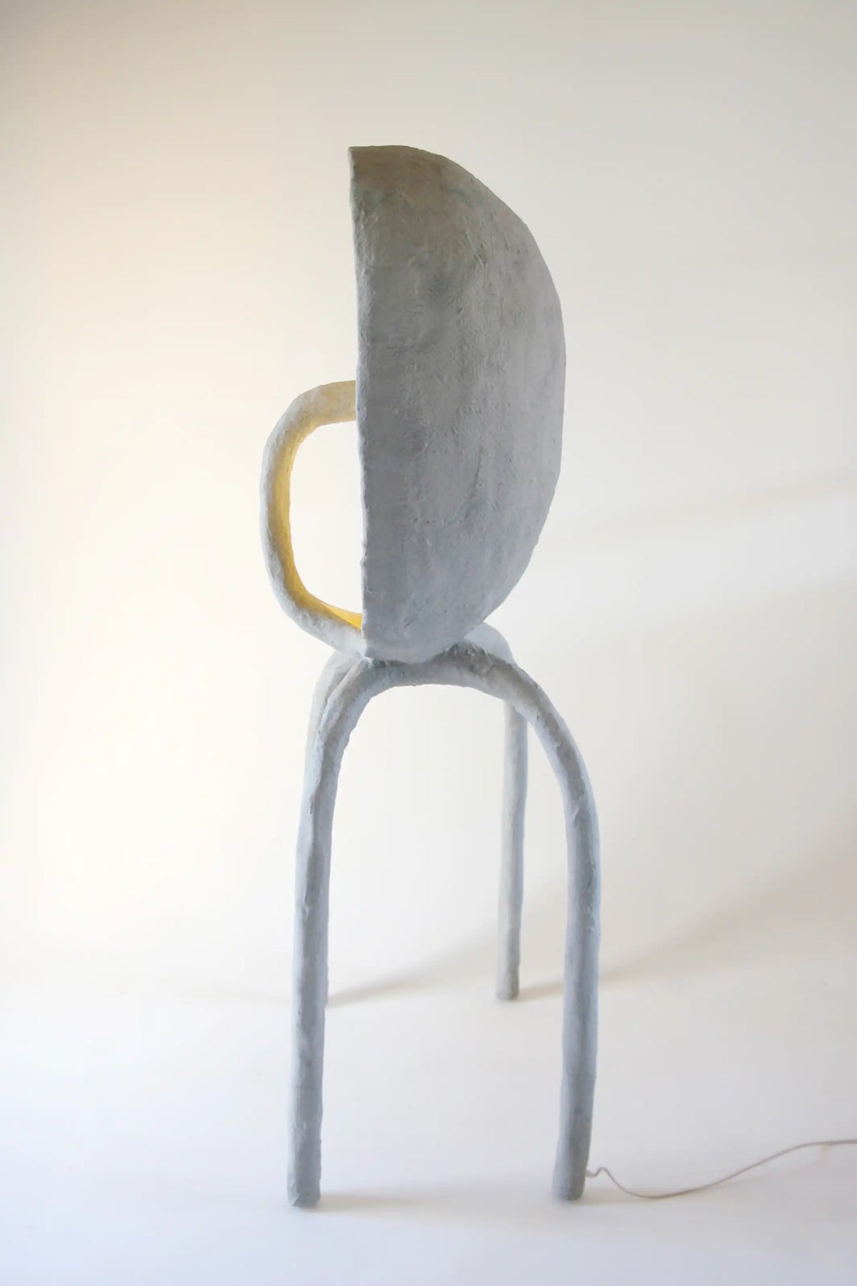 Maximalist White Floor Lamp - IC-17 by Studio Josha