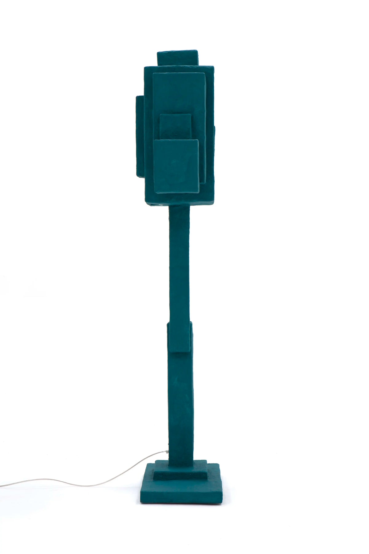 Teal Upcycled Floor Lamp - BOX-1 by Studio Josha