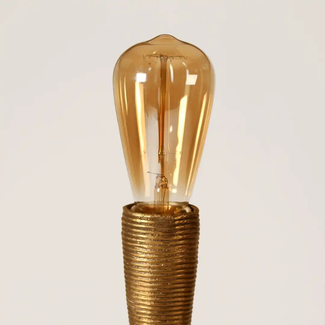 Lotus Pod Brass Floor Lamp