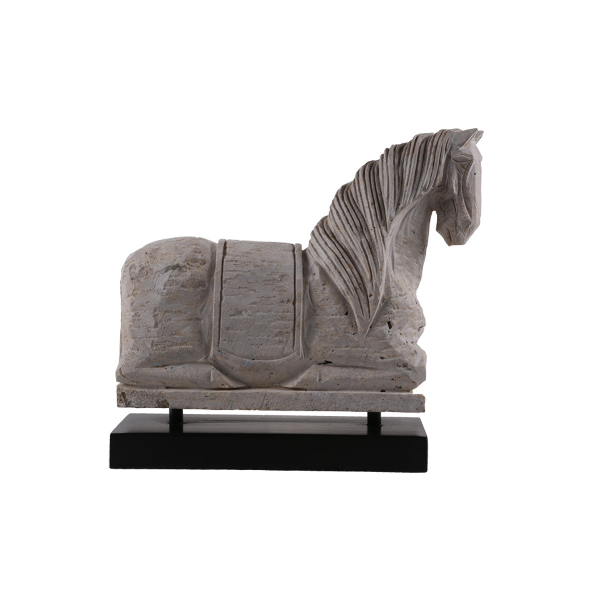 Travertine Horse Statue image 3