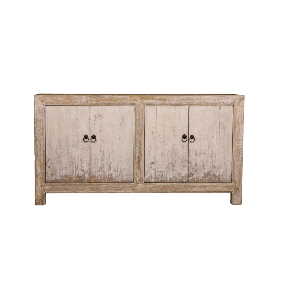 Two-Tone Buffet With Four Doors | Distressed Finish