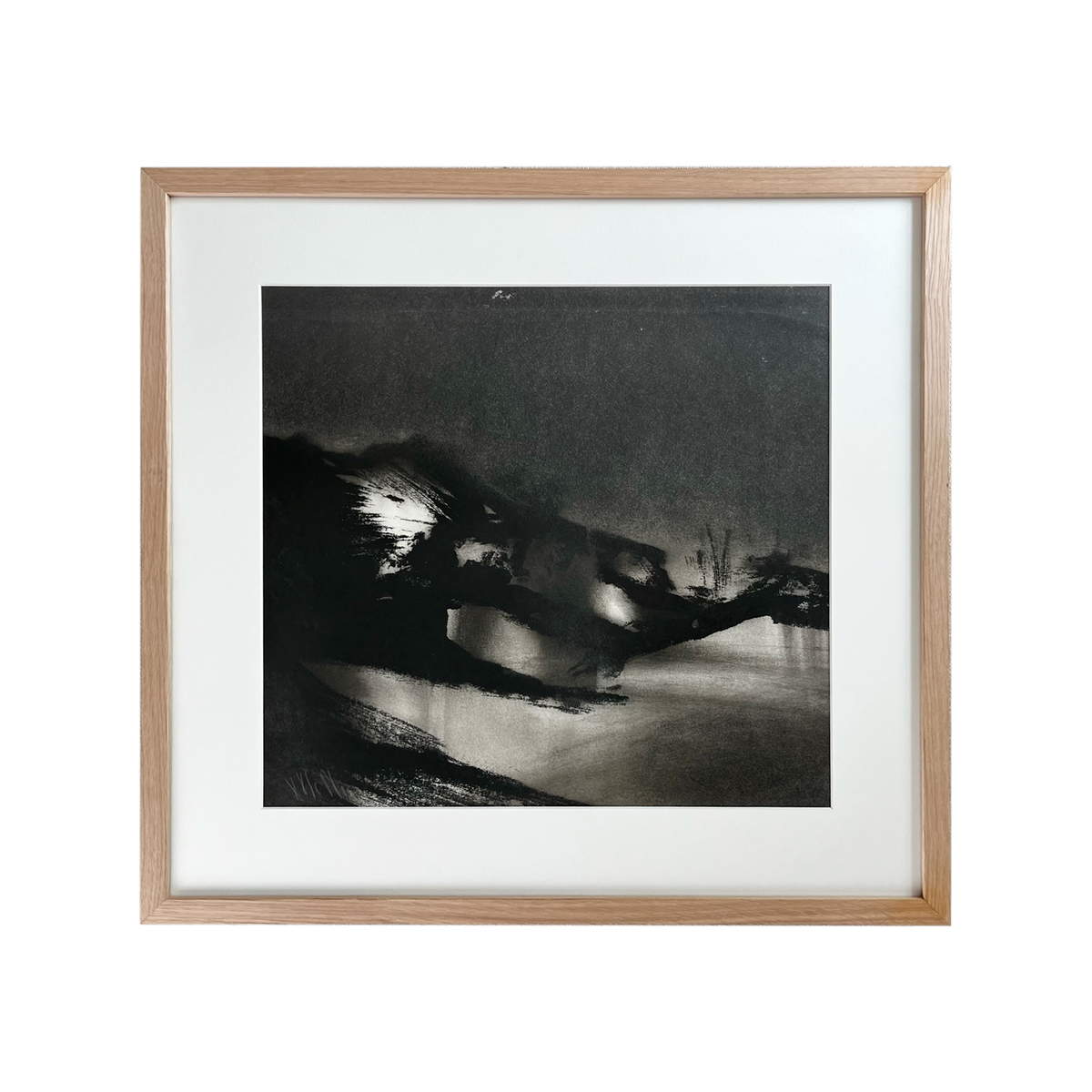 Black & White Abstract Landscape - Source by Studio Skara