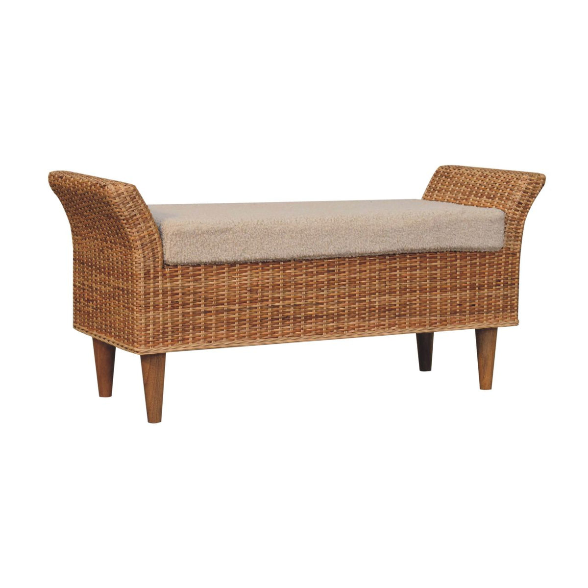 Riviera Woven Bench — Artisan Furniture IN3928, view 2