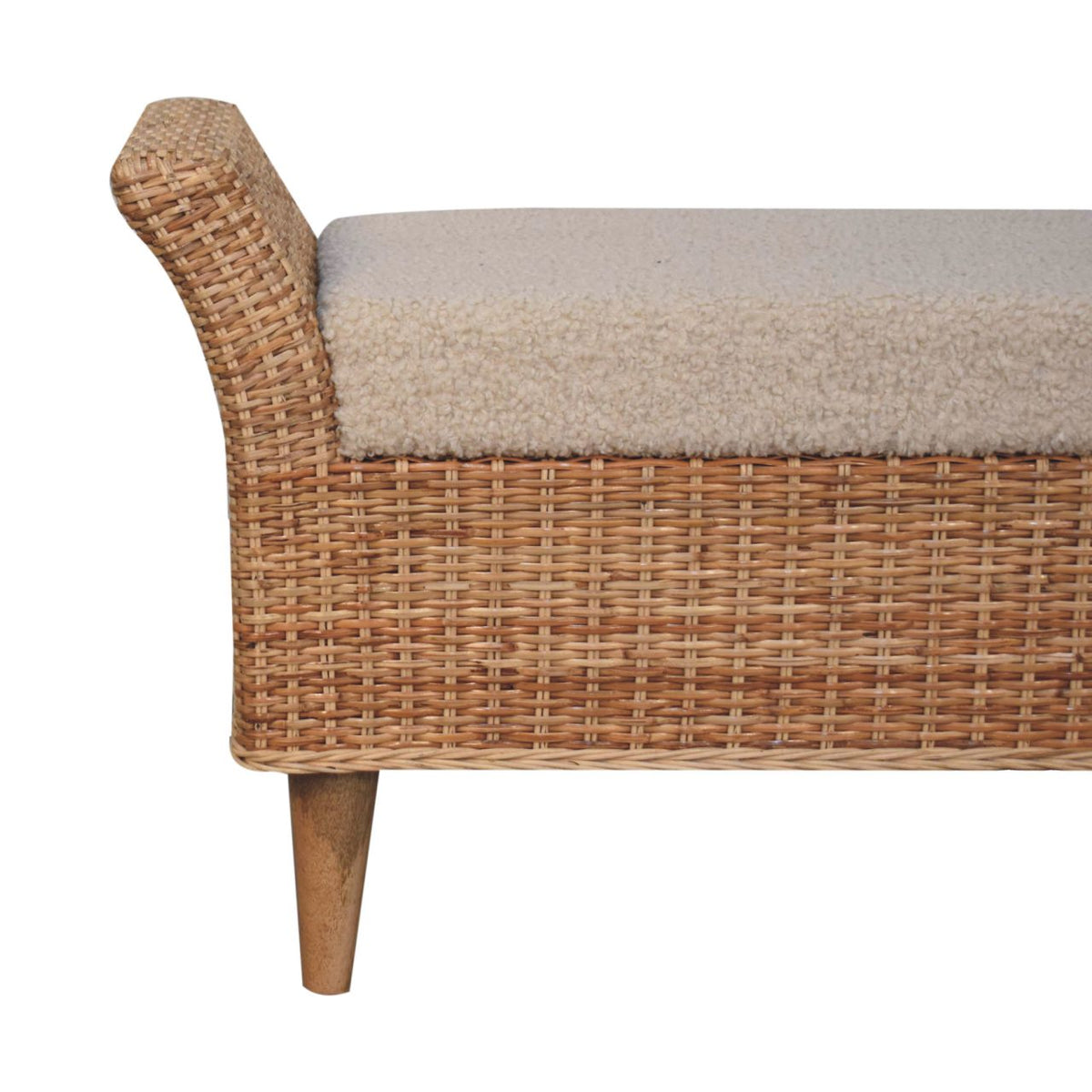 Riviera Woven Bench — Artisan Furniture IN3928, view 4
