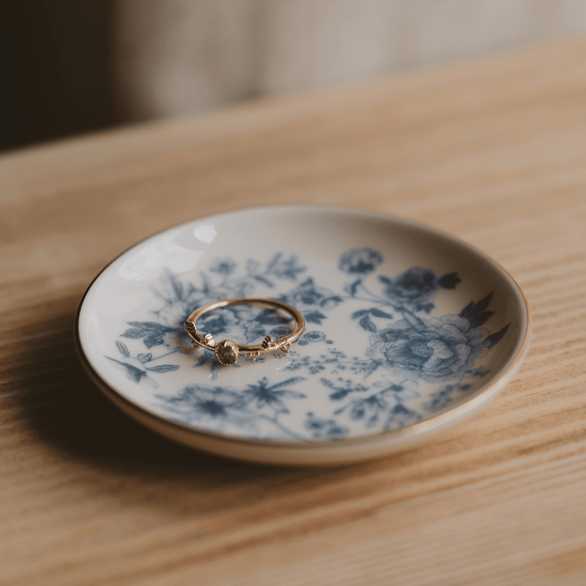 Blue Delft Jewelry Dish - Sweet Water Decor, view 2
