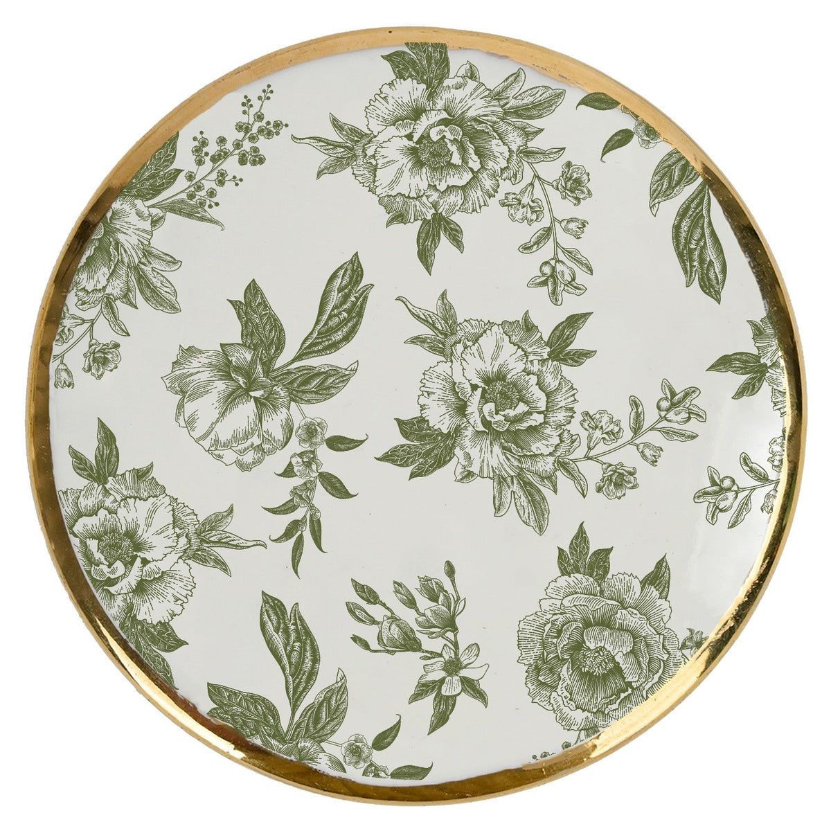 Green Delft Trinket Dish with Lid - Sweet Water Decor, view 5