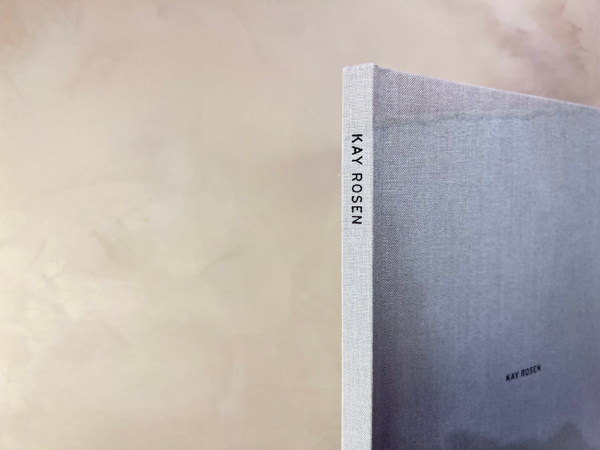 Linen Cover Book: Kay Rosen / Wall Paintings and Drawings, 2002-2006 - Source by Studio Skara, view 4