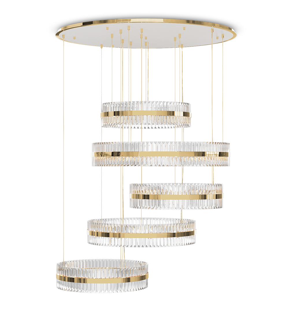 Liberty Slim Chandelier by Luxxu