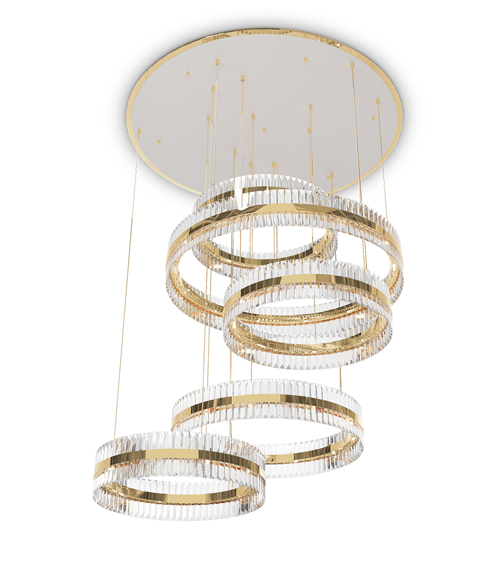 Liberty Slim Chandelier by Luxxu – view 2