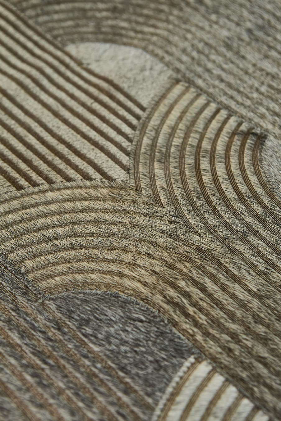 LOOP LASERED - Custom Cowhide Rug - Homelosophy, view 12