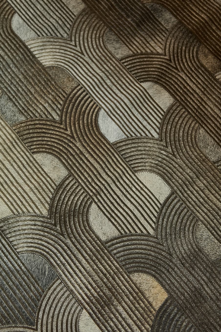 LOOP LASERED - Custom Cowhide Rug - Homelosophy, view 10