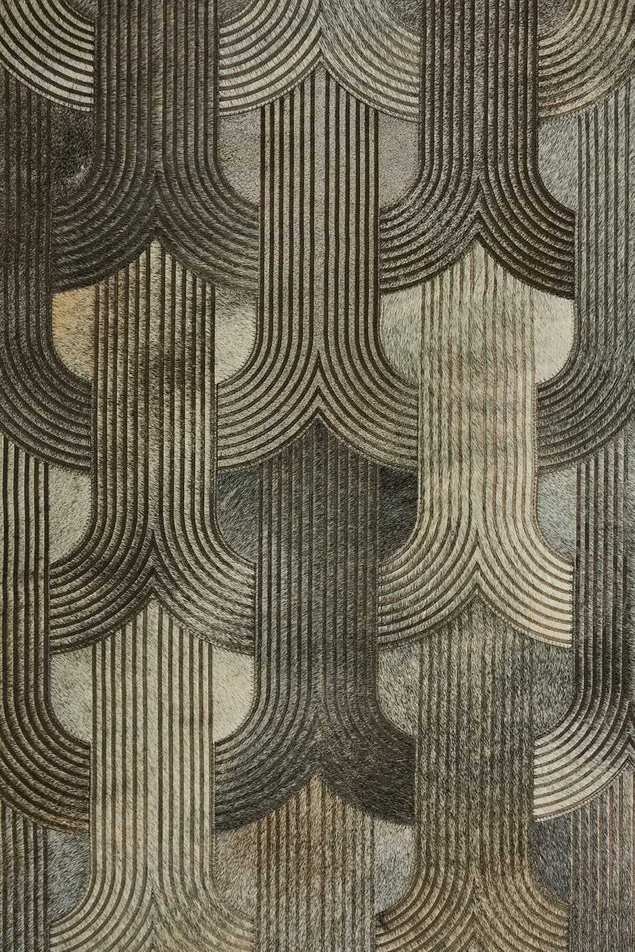 LOOP LASERED - Custom Cowhide Rug - Homelosophy, view 11