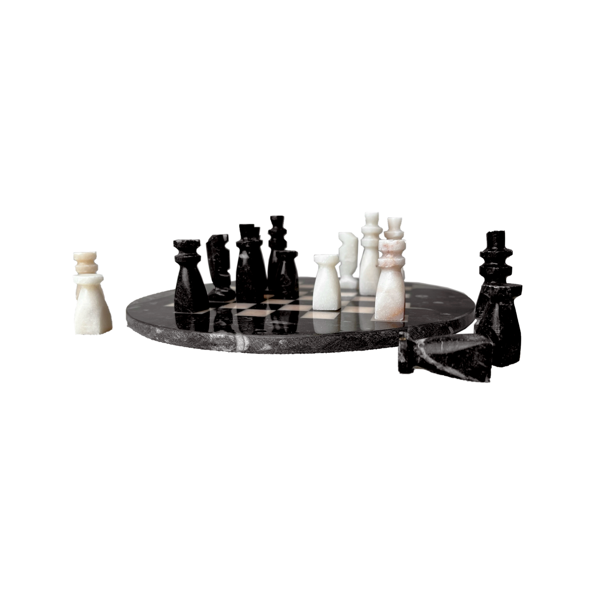 Stone Chess Set - Source by Studio Skara