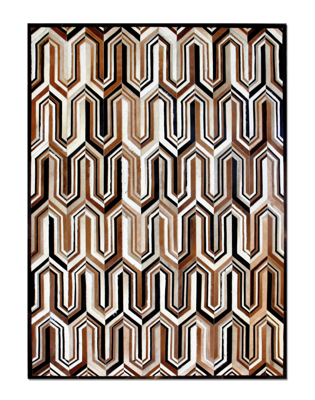 MISSONI – Abstract Patterned Bedroom Cowhide Rug - Homelosophy, view 2