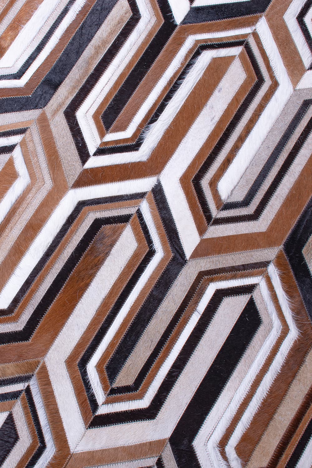 MISSONI – Abstract Patterned Bedroom Cowhide Rug - Homelosophy, view 3