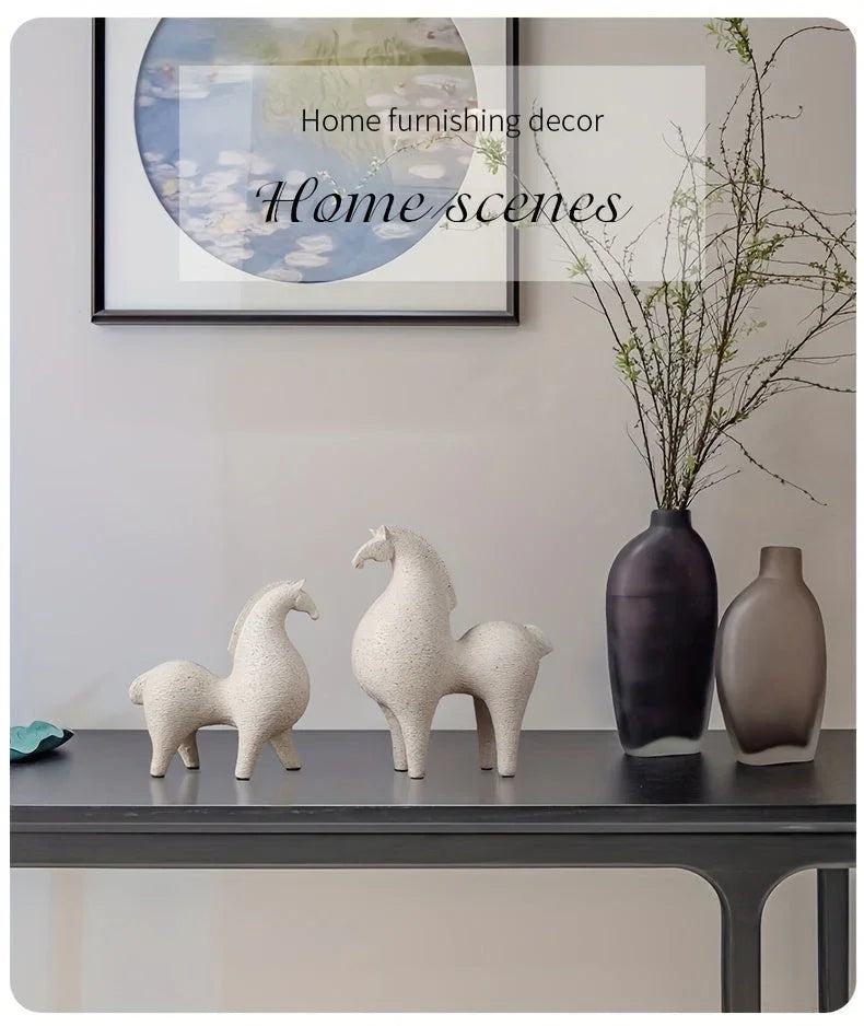 Modern Horse Figurine for Home Decor