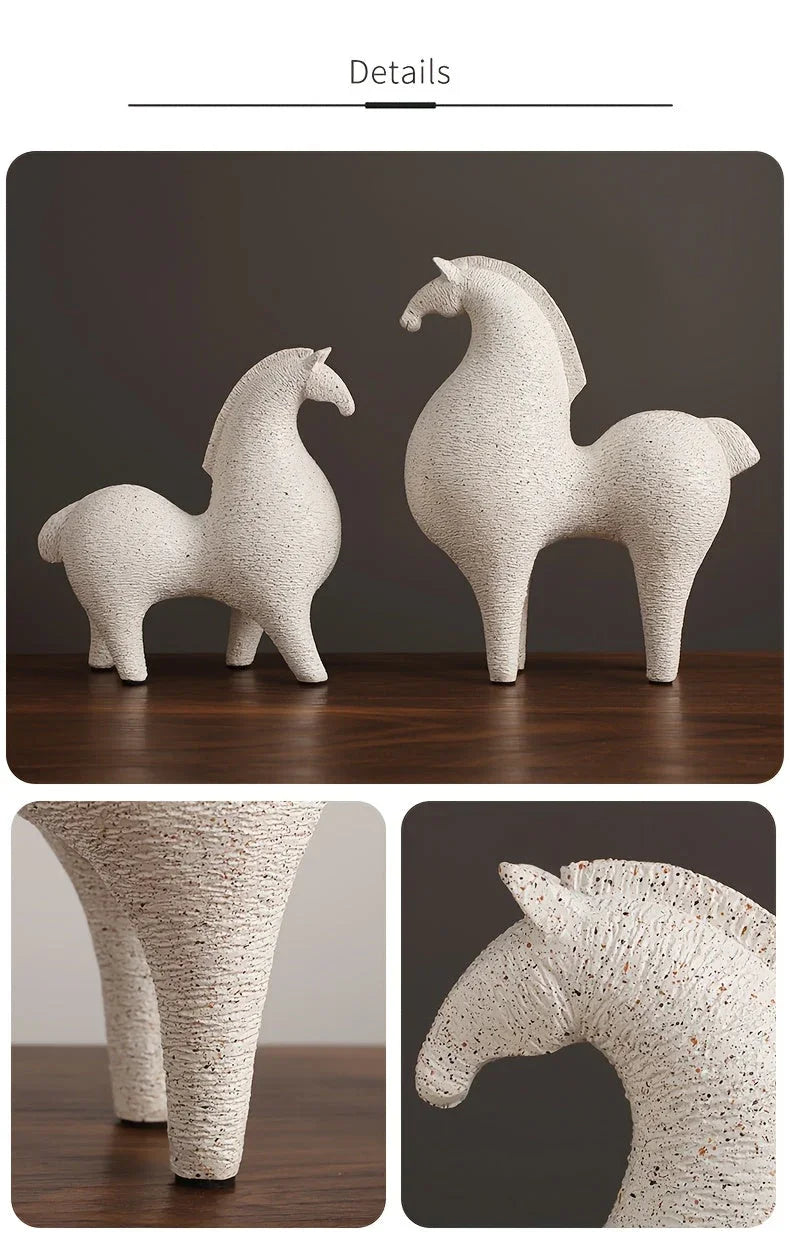 Modern Horse Figurine for Home Decor