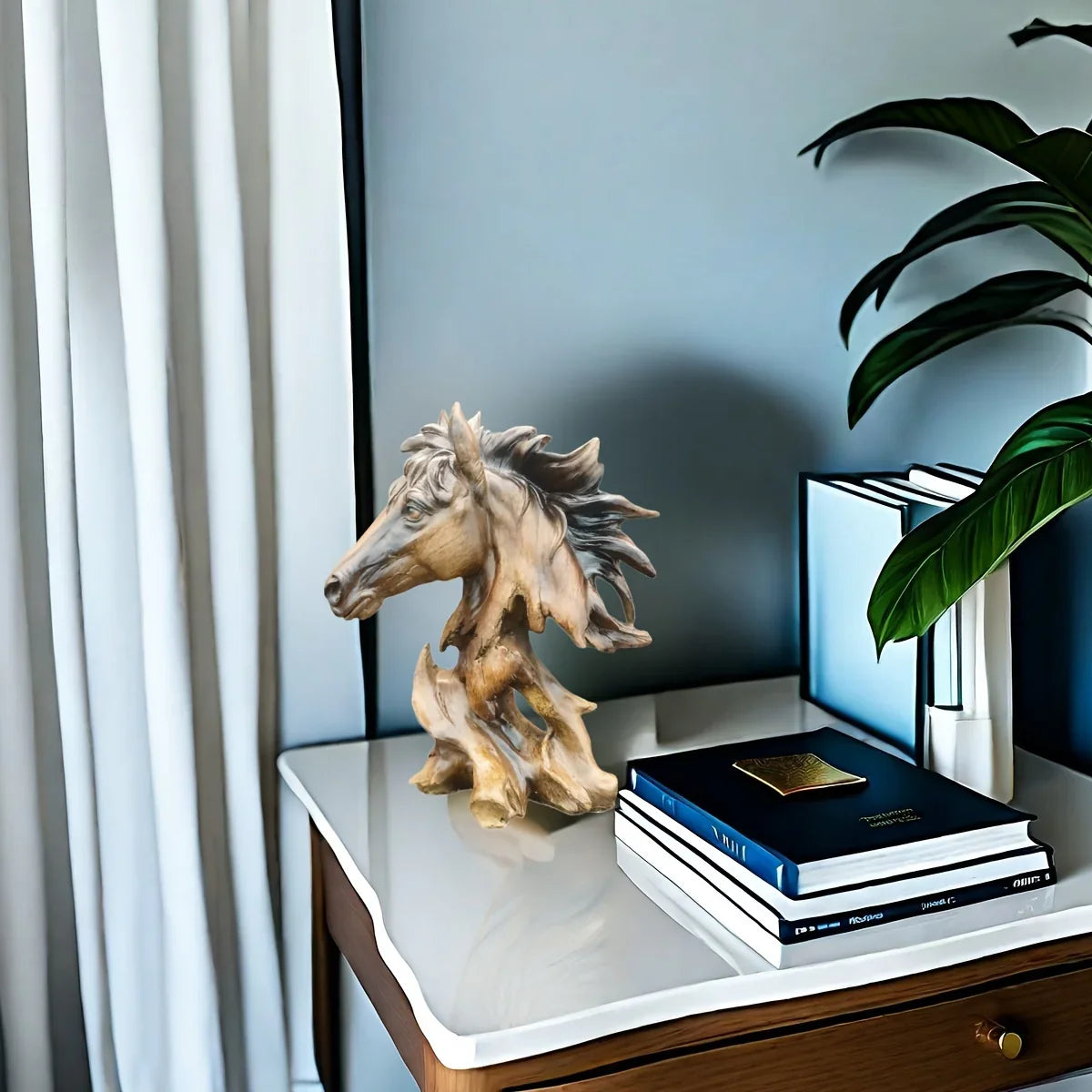 Decorative Horse Head Sculpture
