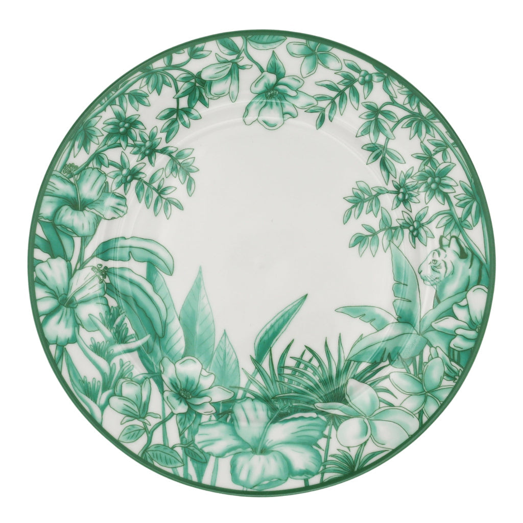 Monsoon Verdant Porcelain Dinner Plates – Case of 12 (+3 Bonus Plates)