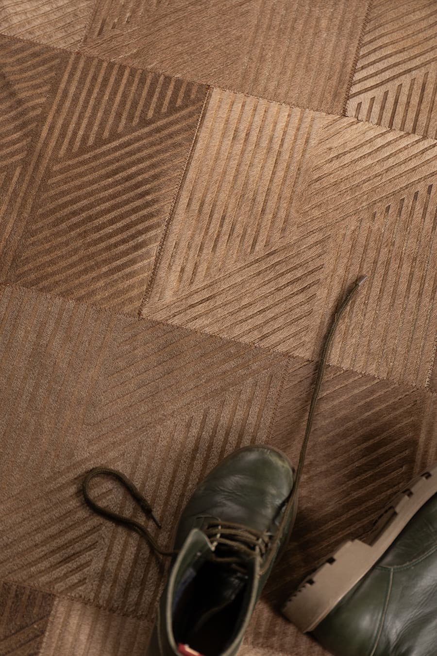 MOOD LASERED - Cowhide Living Room Rug - Homelosophy, view 5