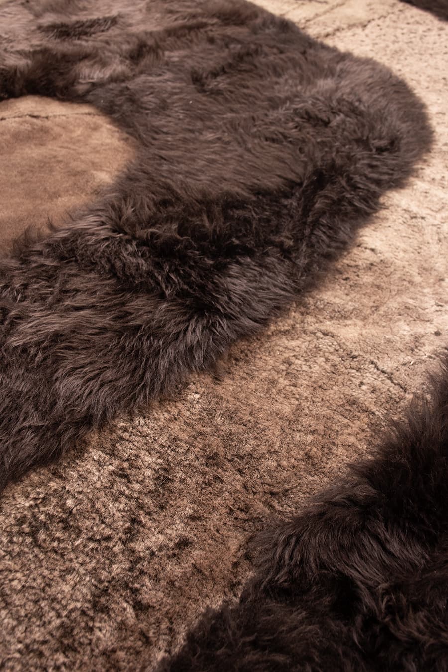 OBELIX – Unique Shaped Rug in Natural Shearling - Homelosophy, view 8