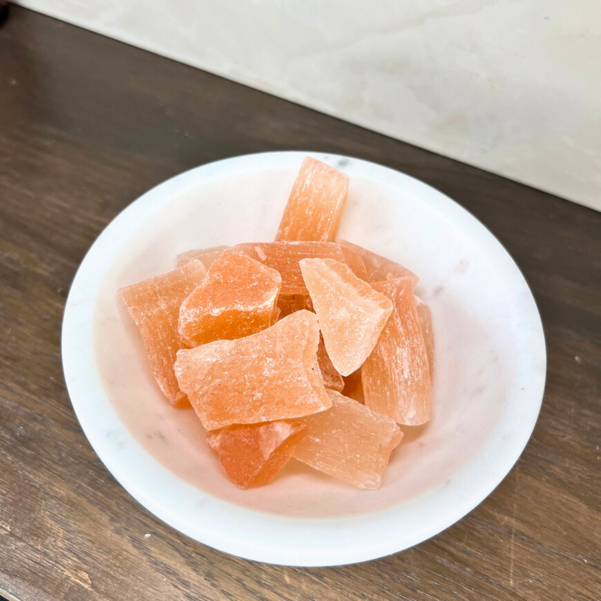 Raw Orange Selenite - Source by Studio Skara, view 3