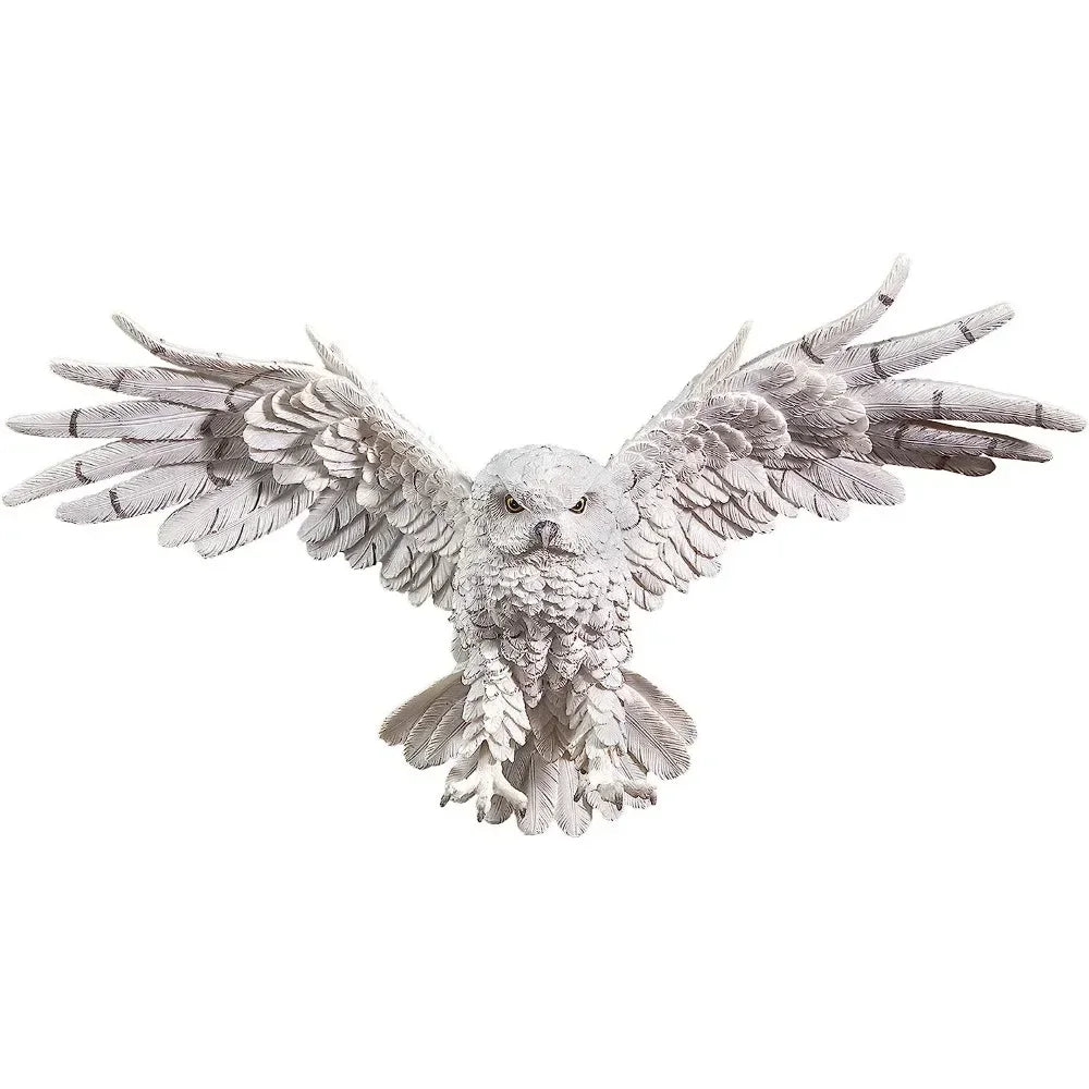 Owl Sculpture - Decorative Metal 11"H