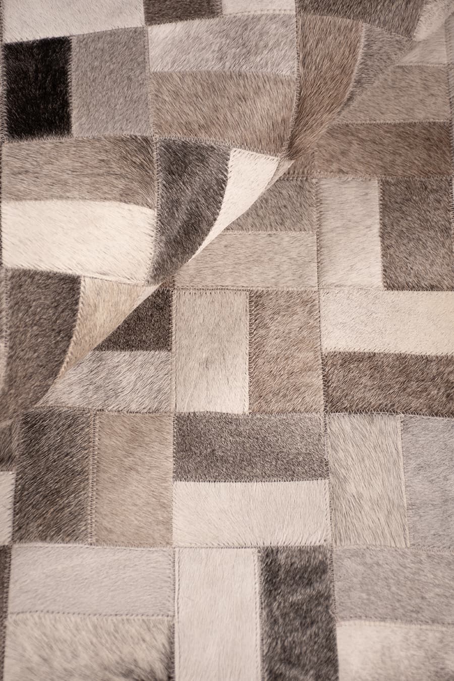 PARQUET – Bespoke Cowhide Rug - Homelosophy, view 3