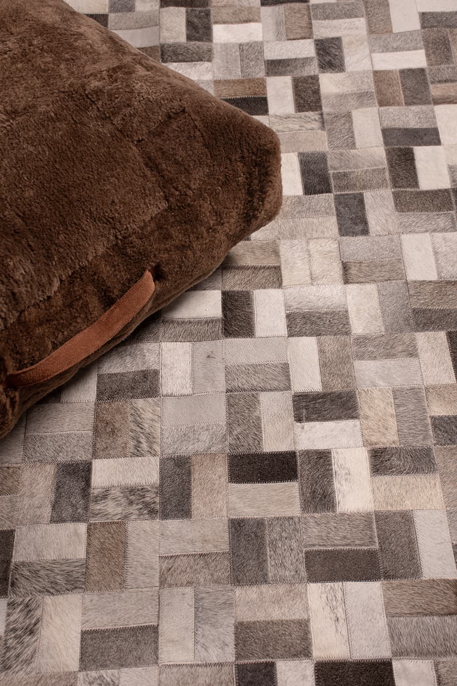 PARQUET – Bespoke Cowhide Rug - Homelosophy, view 8