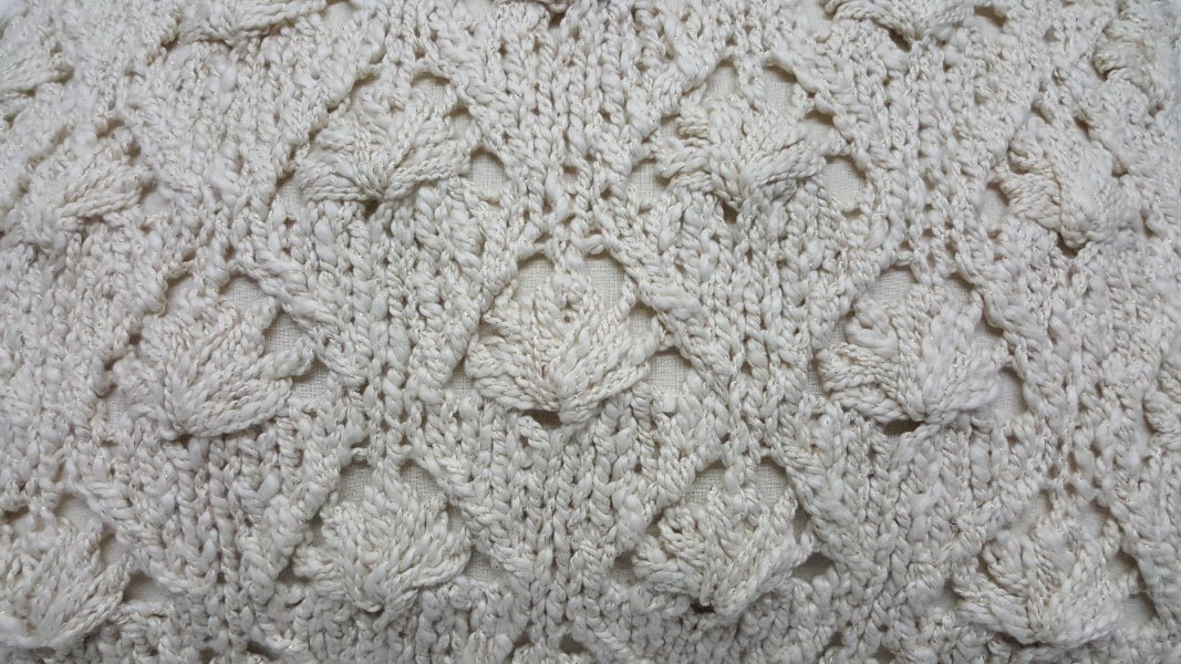 Palms Crochet Pillow - Homelosophy, view 2