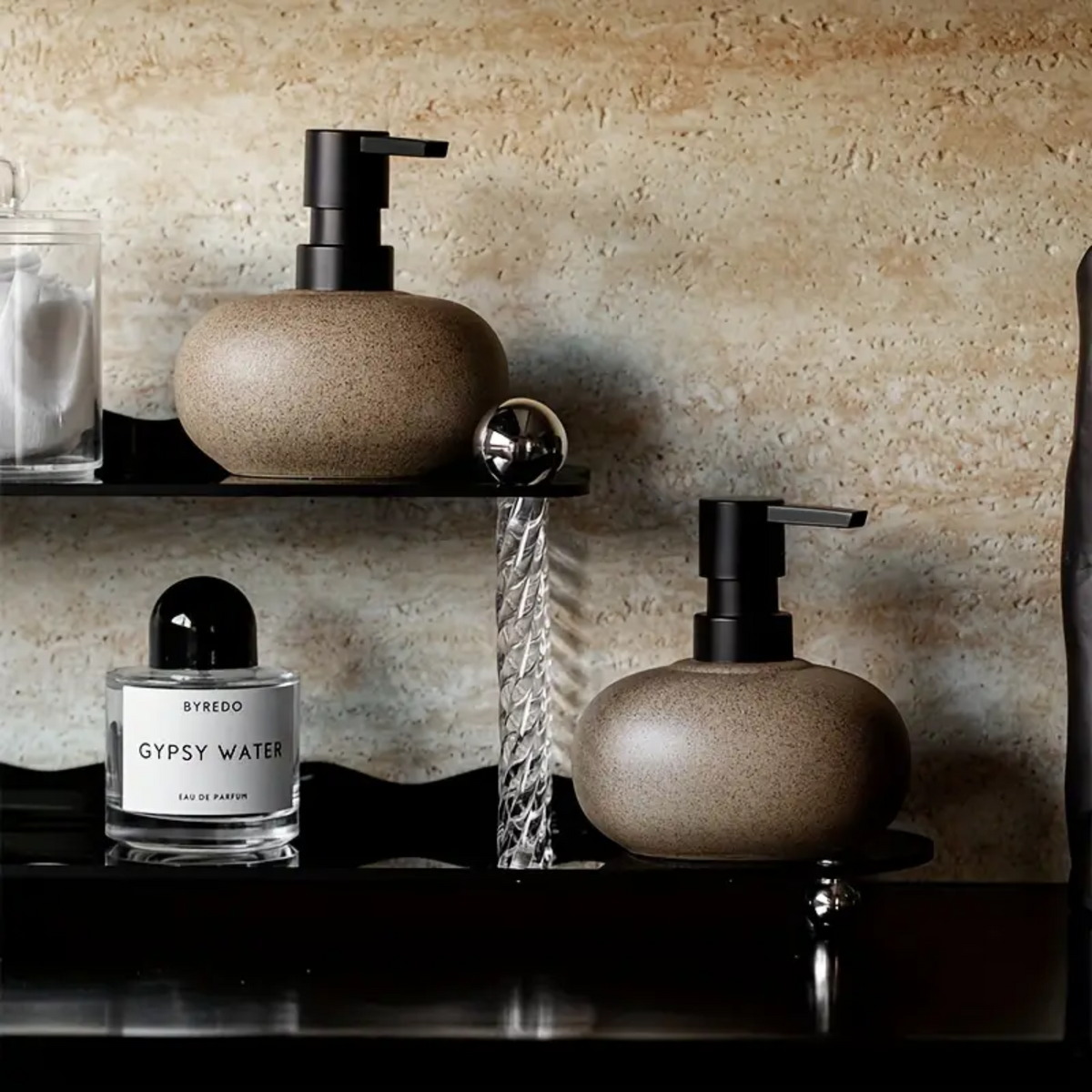 Pebble Ceramic Soap Dispenser - Source by Studio Skara, view 4